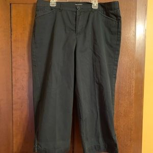 Black Christopher & Banks Capris